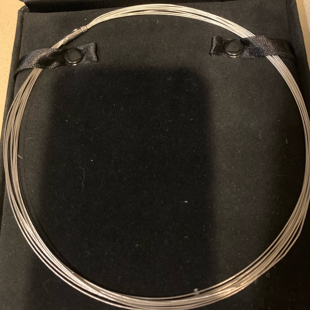 Several strand sterling silver choker necklace NWOT